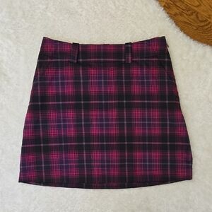 Nike Golf Pink/Black Plaid Skort, Womens 4, Great Condition
